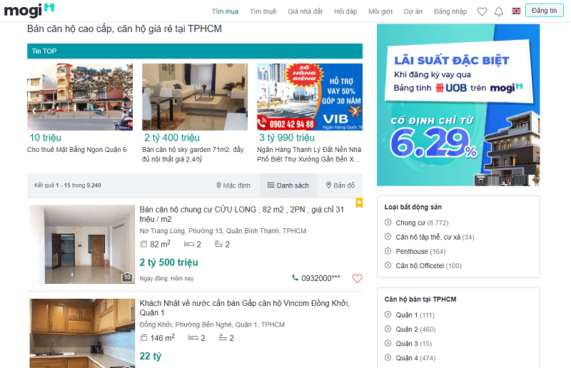 Đừng quên truy cập Mogi.vn để dõi theo những chia sẻ về bất động sản mới nhất. Đặc biệt là tin tức mua bán các loại căn hộ thành phố Hồ Chí Minh.