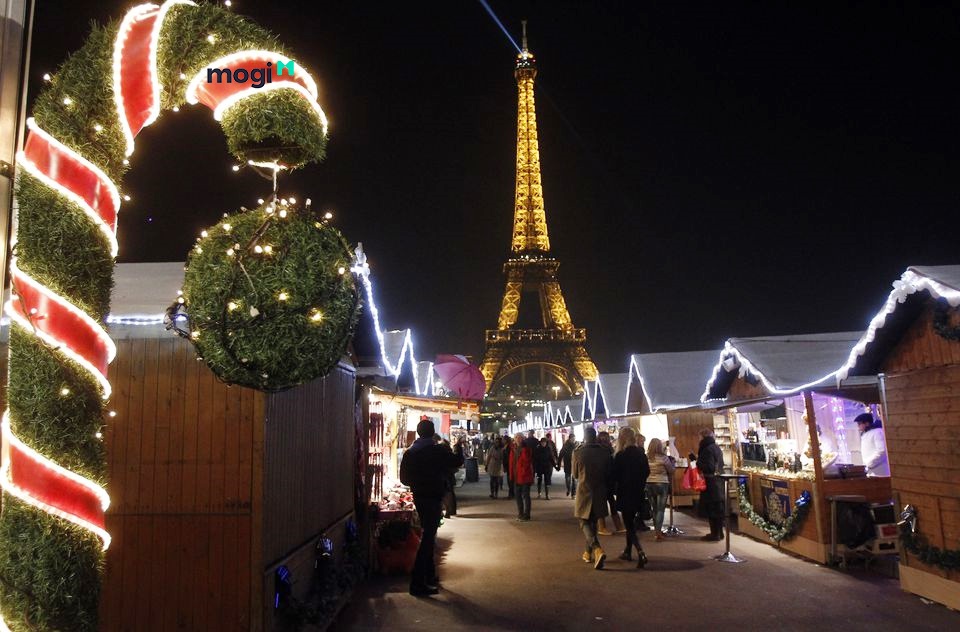 Cảnh đẹp Noel tại Pháp.