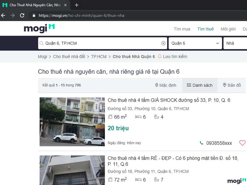 cho thuê nhà nguyên căn quận 6 ảnh 2