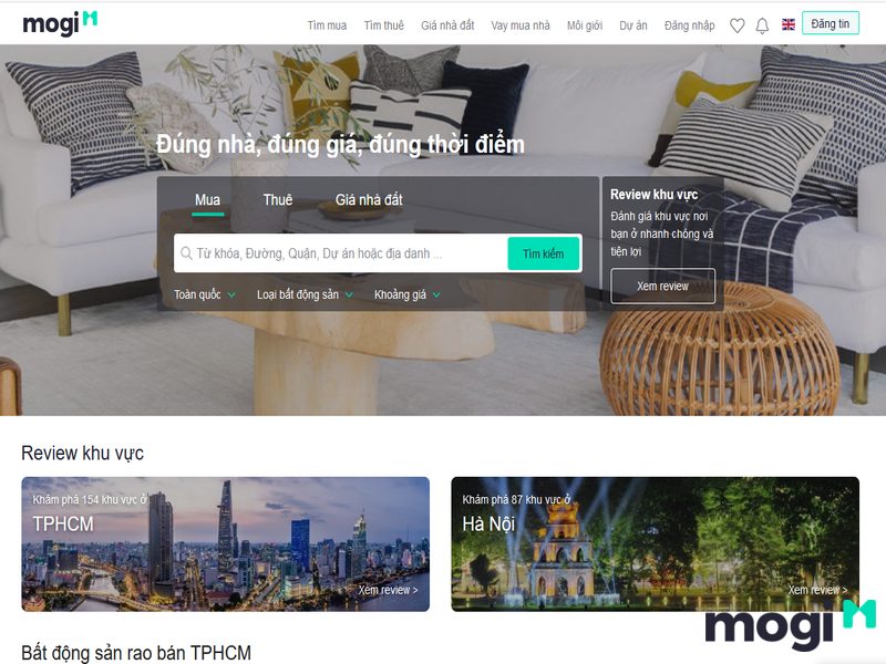 Mogi sẽ giúp bạn sớm mua được nhà phù hợp
