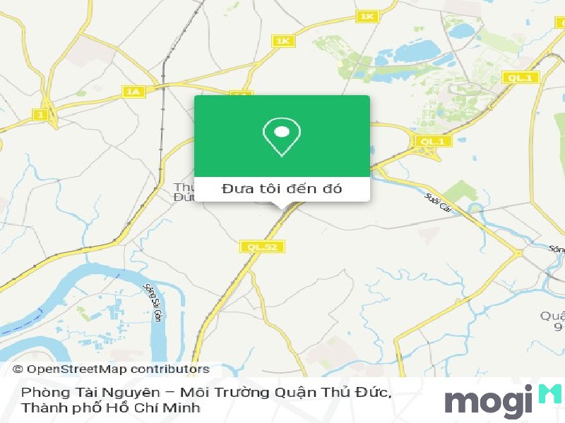 Đến trực tiếp phòng Tài Nguyên & Môi Trường quận Thủ Đức