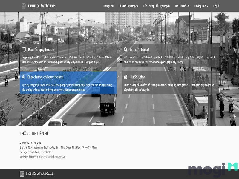 Cách thực hiện tra cứu trên trang web Bản đồ quy hoạch đô thị trực tuyến quận Thủ Đức
