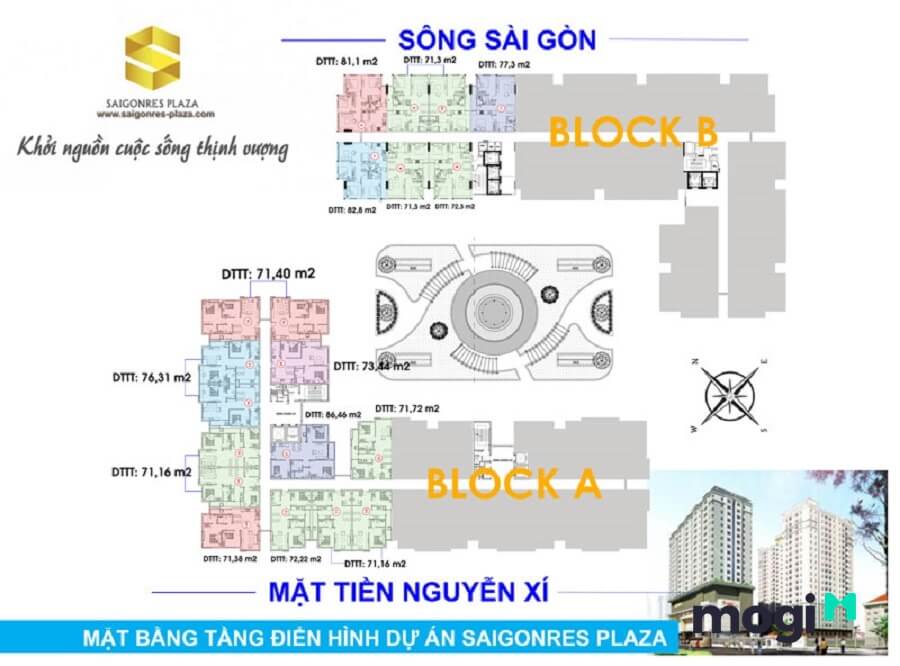 Chủ đầu tư dự án là Công ty Cổ phần Địa ốc Sài Gòn Nam Đô