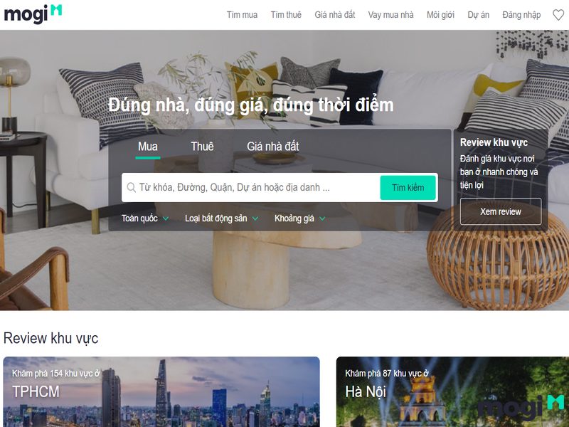 Bạn hãy nhanh chóng truy cập ngay vào Mogi.vn nhé!