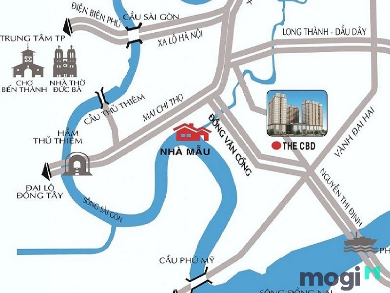 Vị trí The CBD Premium Home