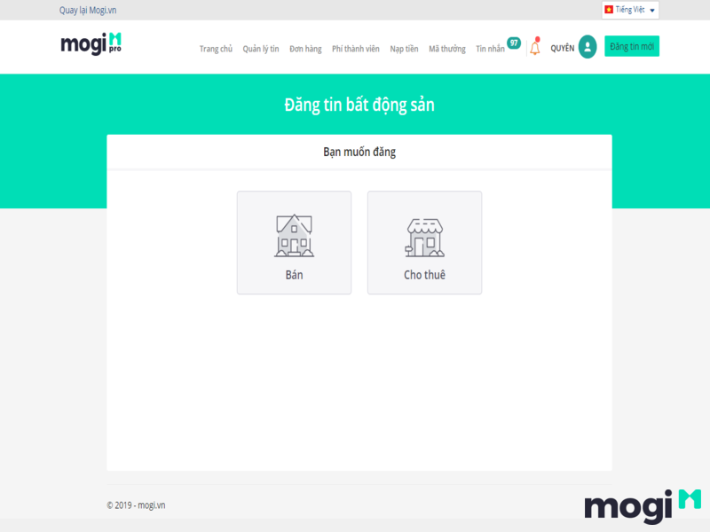Mogi.vn chính là lựa chọn hoàn hảo cho mọi người khi mua bán nhà
