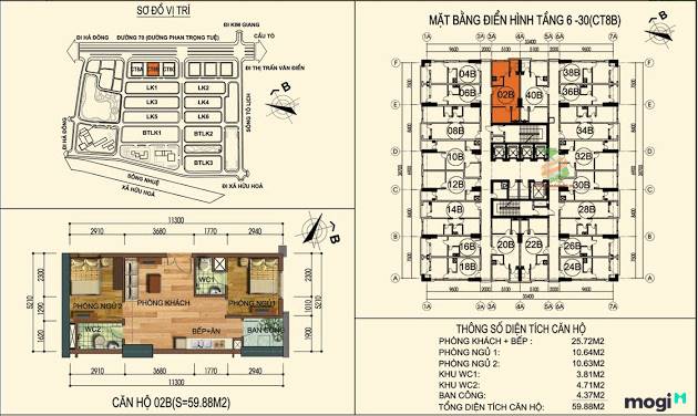 Thiết kế tòa CT8B