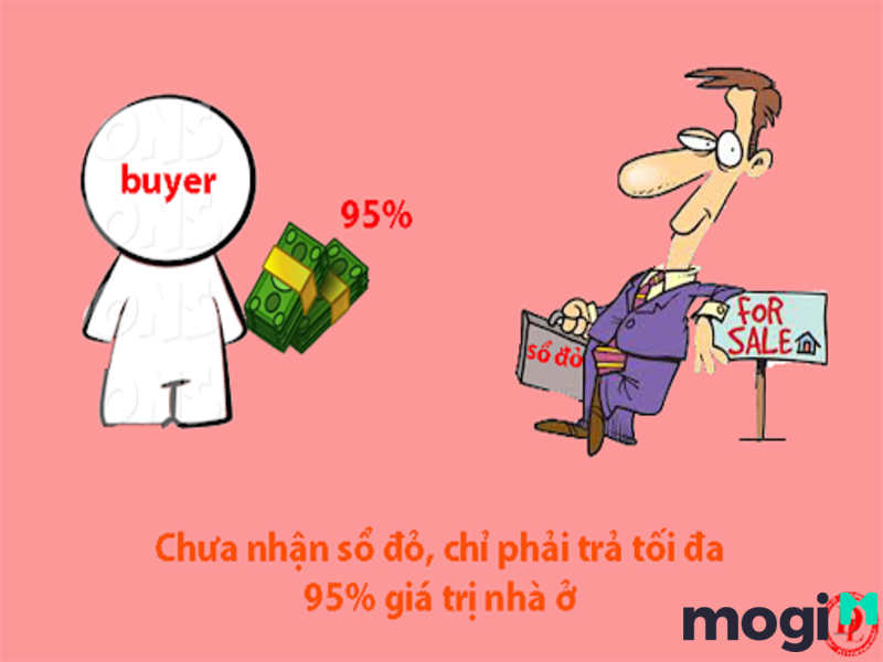 Khách chỉ phải bàn giao tối đa 95% giá trị với trường hợp này