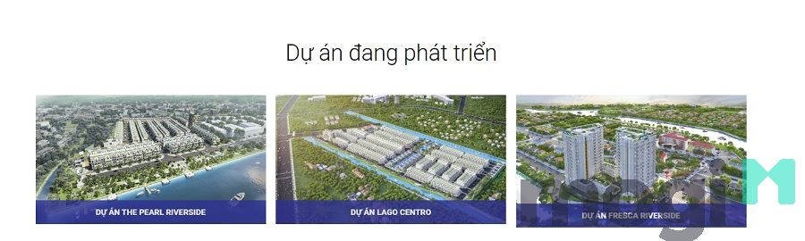 Một số dự án đang phát triển từ nhà phát triển dự án Lago Centro.