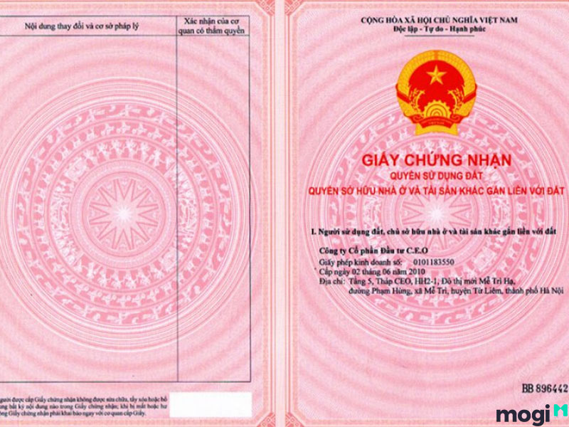 sổ đỏ chung cư 16