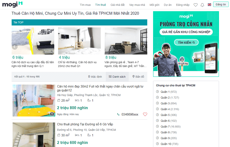 Truy cập website của Mogi.vn ngay hôm nay bạn sẽ tìm thấy các tin đăng mua bán và cho thuê bất động sản mới nhất, hot nhất!