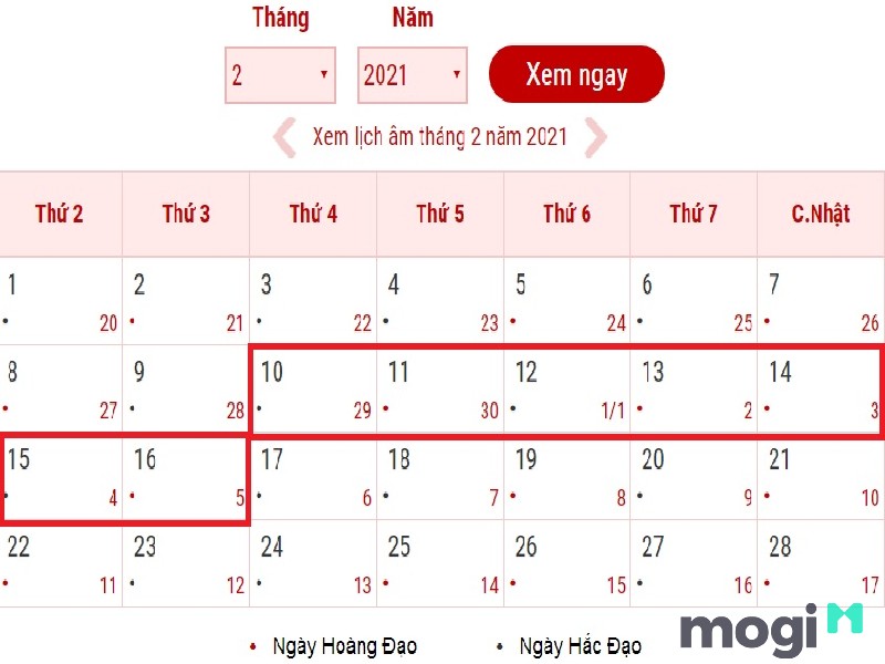 Phương án nghỉ thứ nhất được đánh giá cao