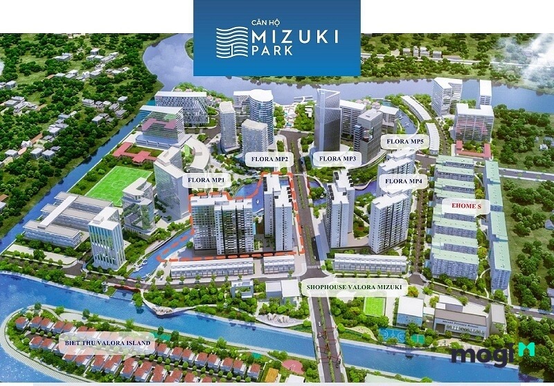 Dự án Flora Mizuki Park còn có sự góp mặt của vô vàn tiện ích ngoại khu.