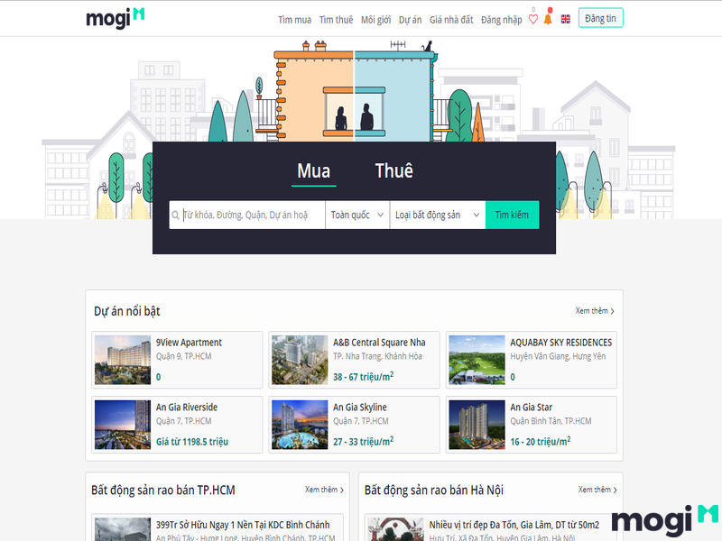 Mogi.vn là kênh được nhiều khách hàng tin tưởng khi tìm thuê văn phòng