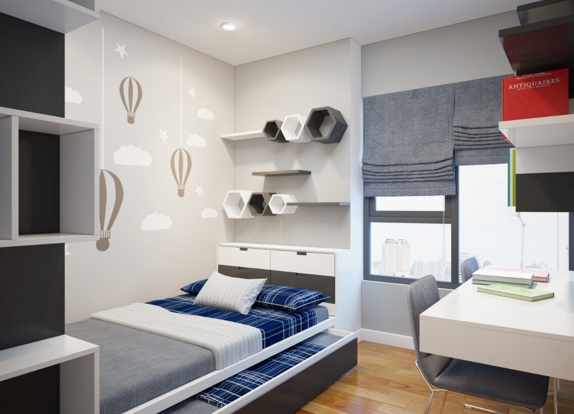 Nội thất thông minh sẽ giúp bạn trang trí phòng ngủ nhỏ hiệu quả