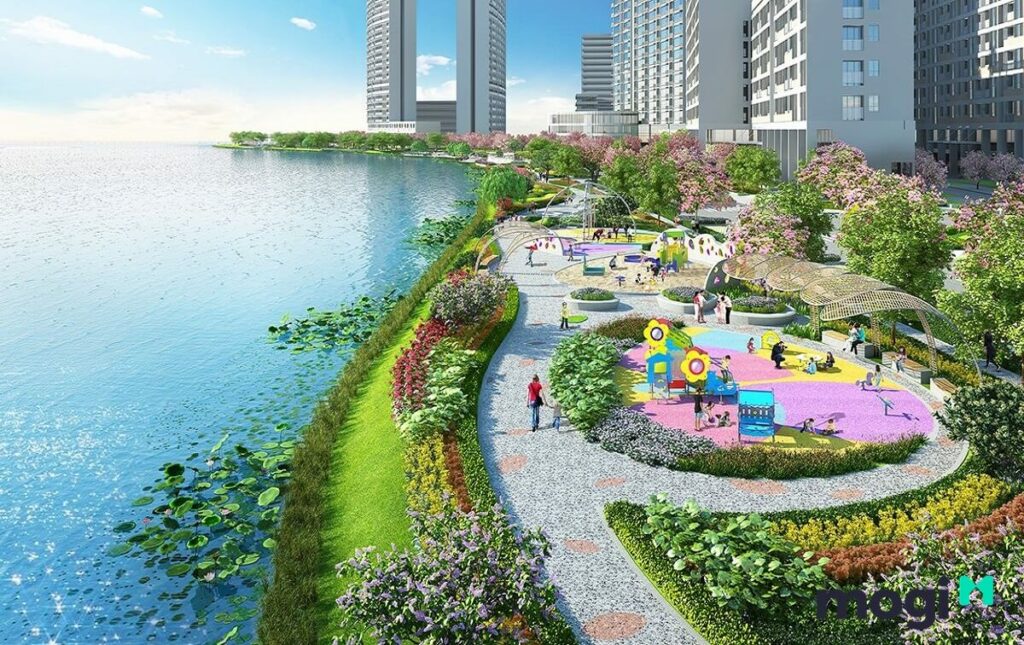 Dự án có công viên Sakura Park - công viên hoa anh đào duy nhất tại Việt Nam làm điểm nhấn