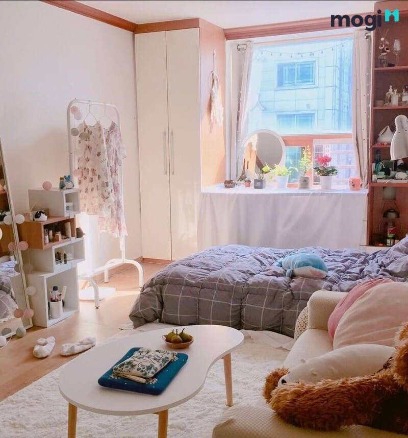 7 cách trang trí phòng trọ kiểu Hàn Quốc đẹp, dễ dàng 