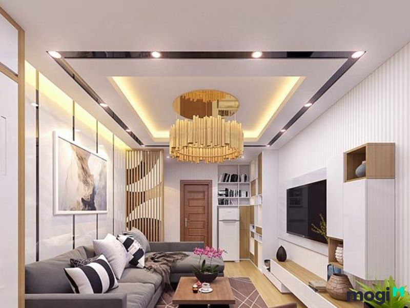 10 Mẫu trần nhà đẹp đơn giản và hiện đại nhất 2023