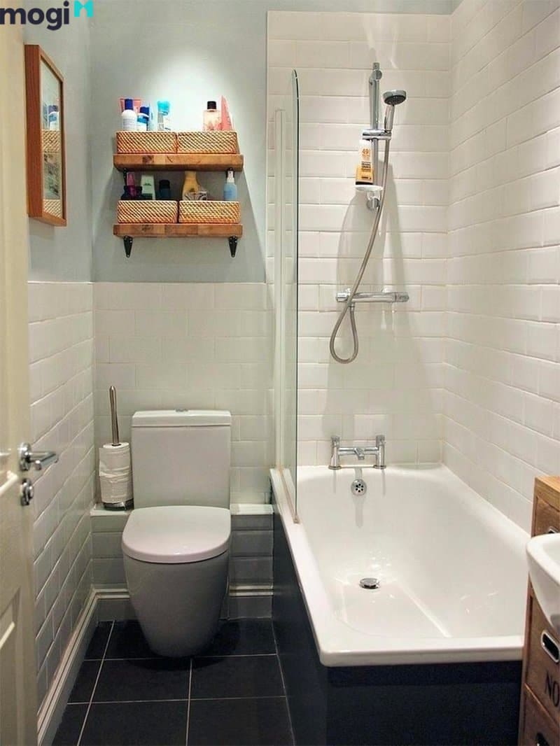 Thiết kế nhà vệ sinh kiểu Nhật đơn giản, phù hợp với mọi không gian