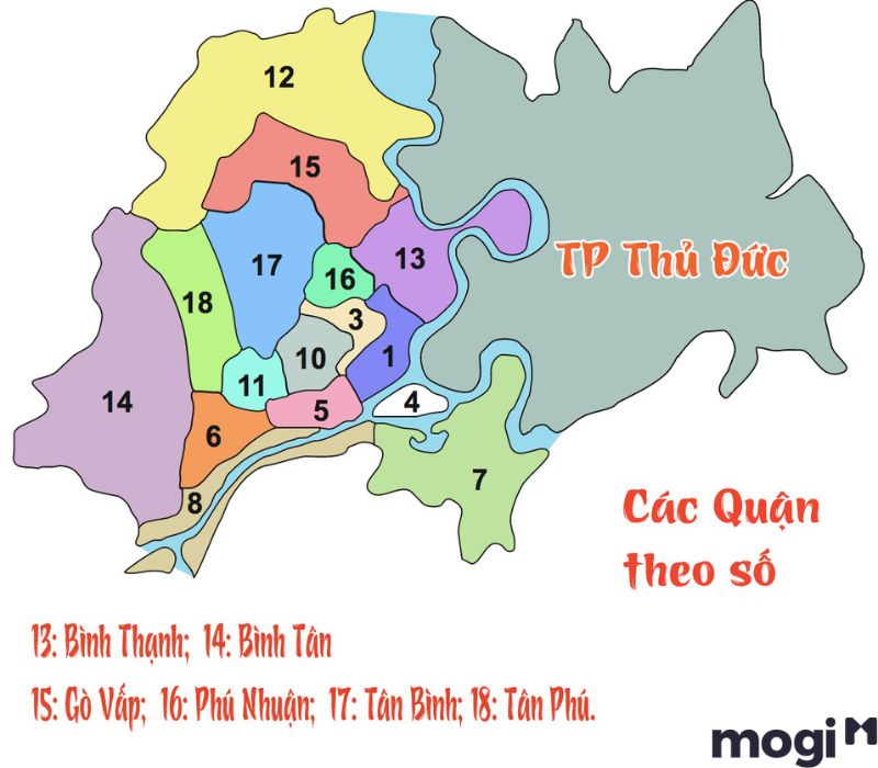 Thành phố Xì Gòn với từng nào quận huyện? Bản đồ gia dụng tổng quan liêu của trở thành phố