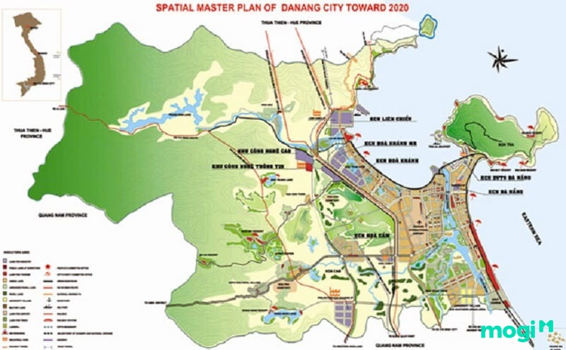Bản đồ các khu công nghiệp Đà Nẵng