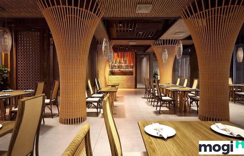 Thiết kế nhà hàng bằng tre trúc hiện đại, sang trọng và độc đáo