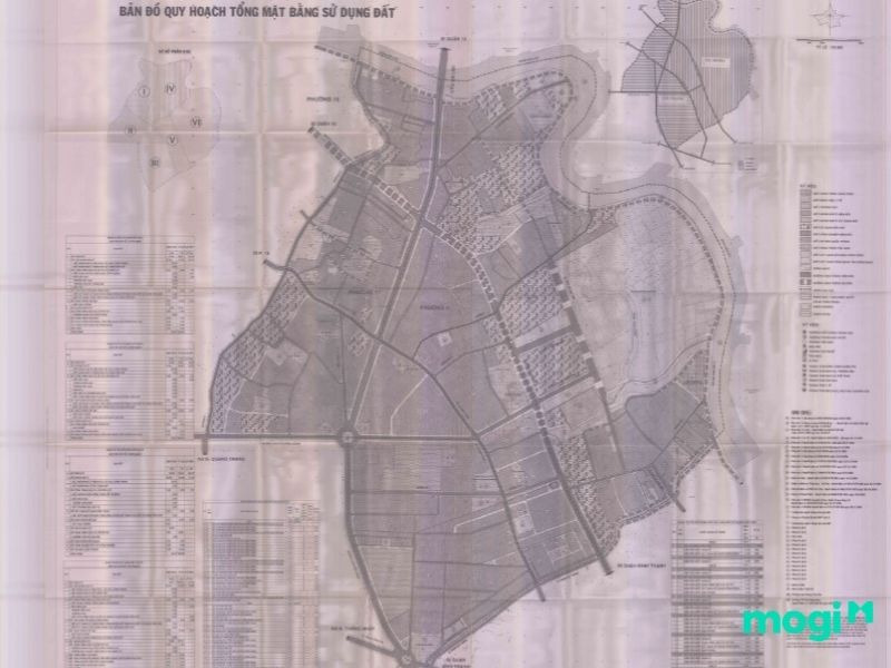 Bản đồ quy hoạch phường 6 và 17