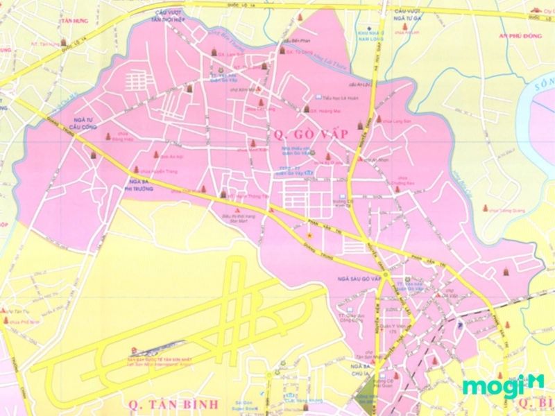 Bản đồ hành chính quận Gò Vấp