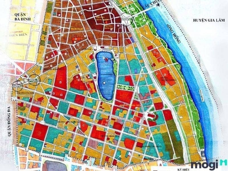 Bản đồ quy hoạch Hà Nội, quận Hoàn Kiếm