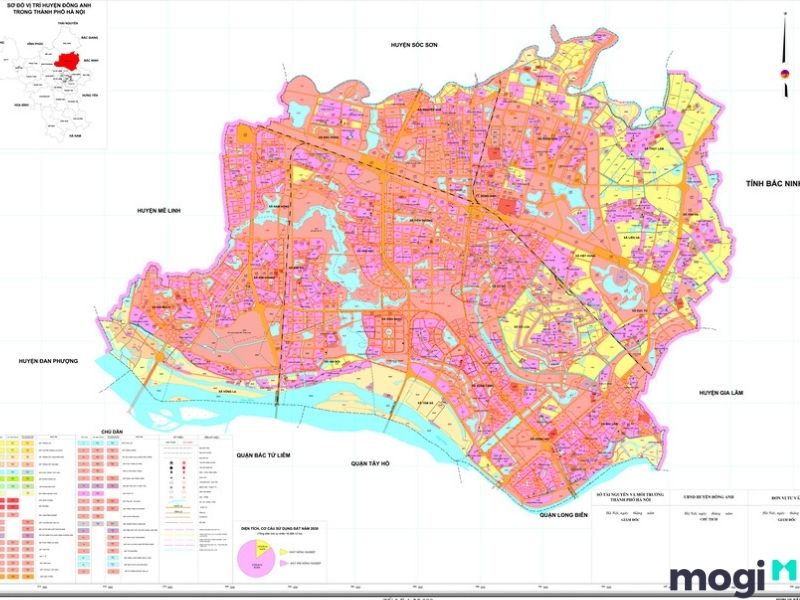Bản đồ quy hoạch Hà Nội, huyện Đan Phượng