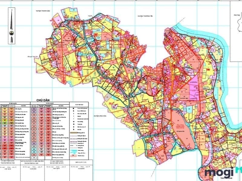 Bản đồ quy hoạch Hà Nội, huyện Phú Xuyên