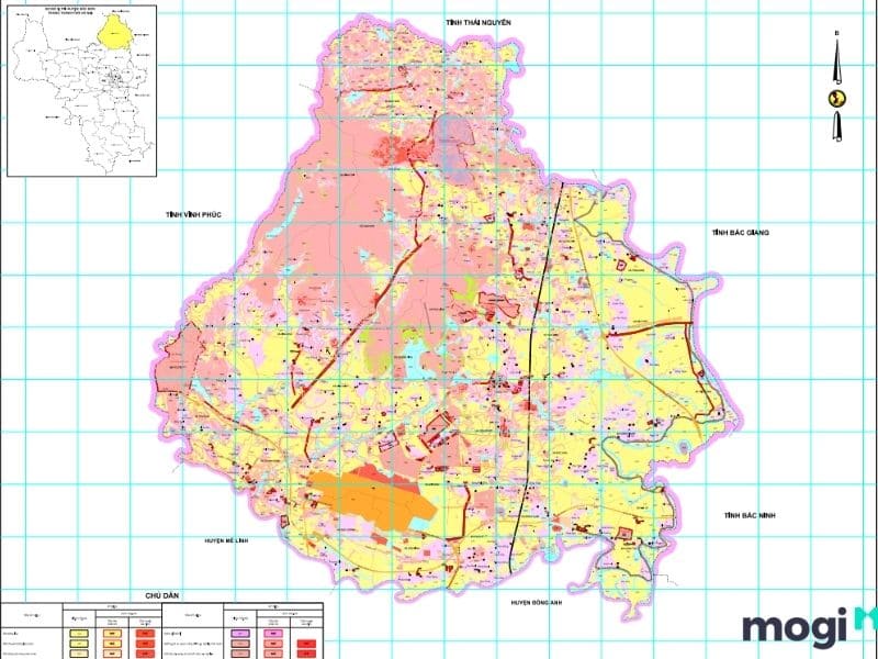 Bản đồ quy hoạch Hà Nội, huyện Sóc Sơn