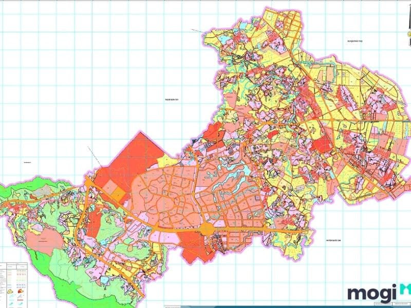 Bản đồ quy hoạch Hà Nôi, huyện Thạch Thất