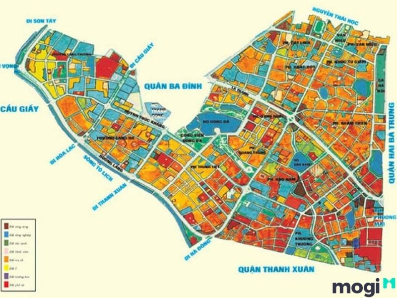 Bản đồ quy hoạch Hà Nội, quận Đống Đa