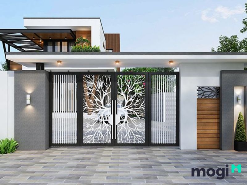 Khám phá 22+ mẫu cổng nhà đẹp hiện đại dẫn đầu xu hướng 2022 | Mogi.vn