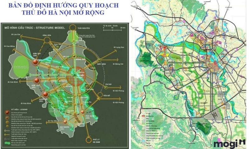 Bản đồ quy hoạch thủ đô