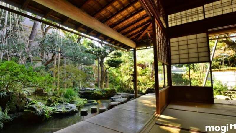 Trà thất làm tăng thêm tính thẩm mỹ của sân vườn kiểu Nhật Bản
