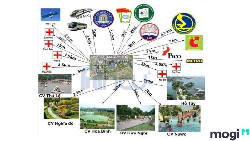 Tiện ích ngoại khu đô thị Ngoại Giao Đoàn