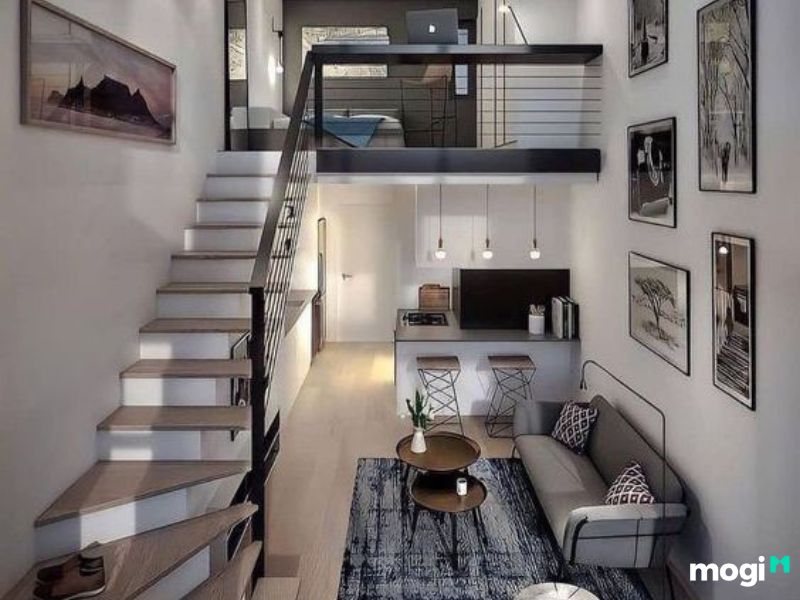15 ý tưởng trang trí phòng khách có cầu thang đẹp nhất
