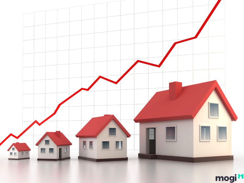 Giá nhà đất căn hộ tại các thành phố lớn ngày càng tăng.