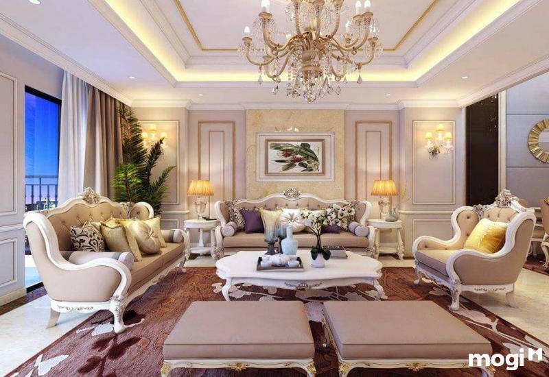 10 Mẫu phòng khách tân cổ điển đẹp  Hiện đại không thể bỏ qua