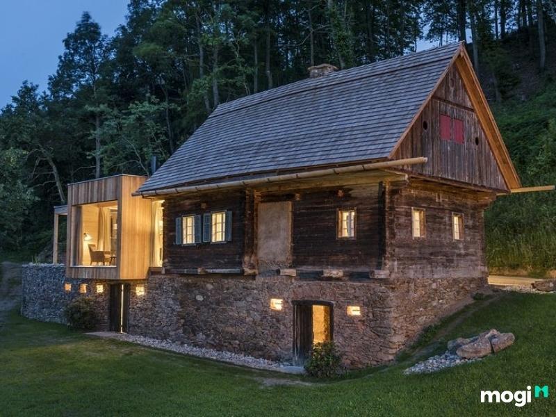 Nhà gỗ đẹp đơn giản