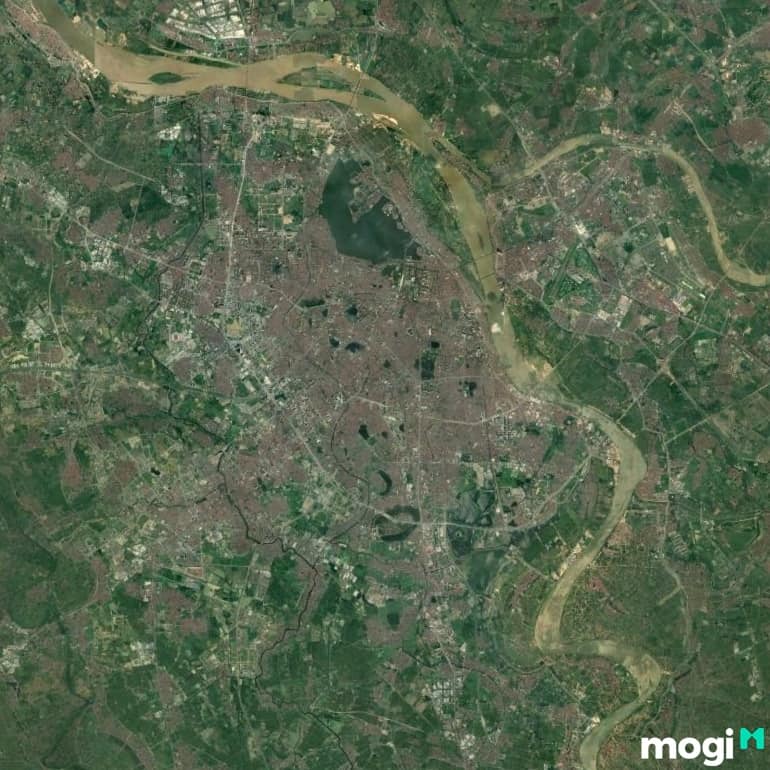 Bản đồ vệ tinh Thành phố Hà Nội