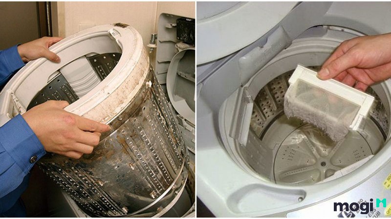 vệ sinh máy giặt tại nhà