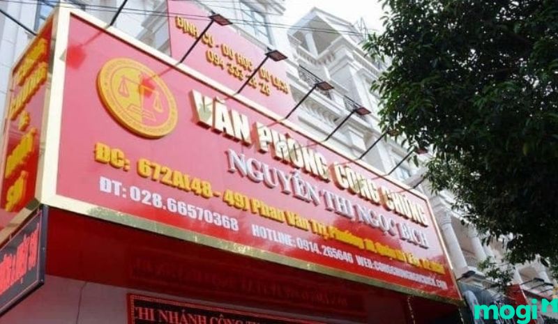 Văn phòng công chứng Nguyễn Thị Ngọc Bích