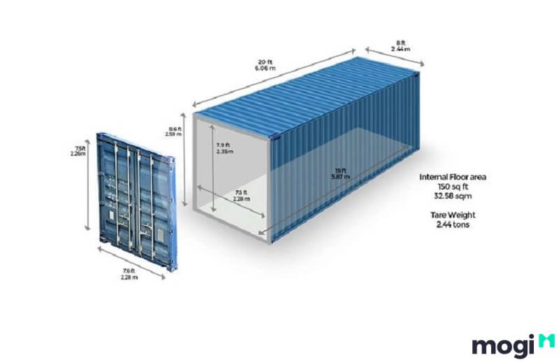 Nhà container không có kích thước chuẩn nhất định nào