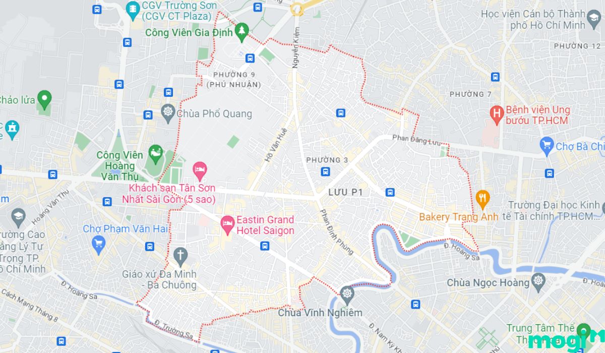 Vị trí địa lý Phú Nhuận