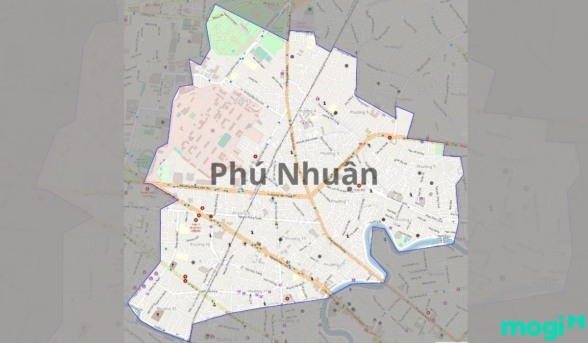 Vị trí địa lý Quận Phú Nhuận