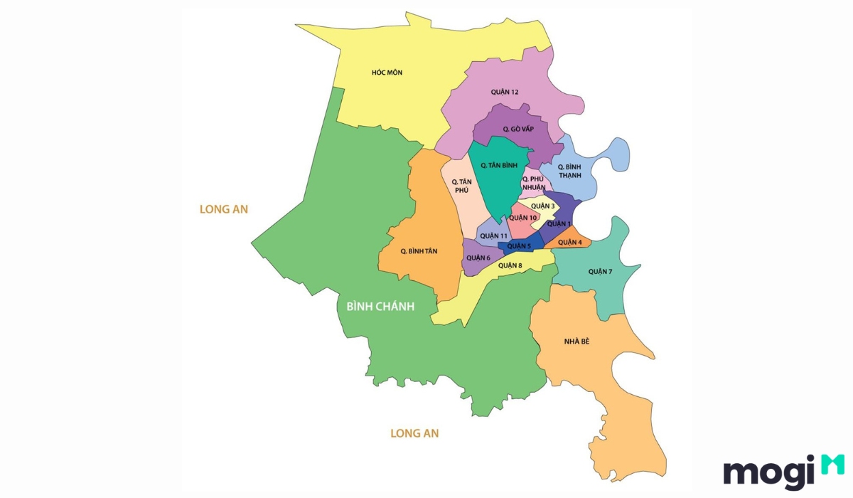Bản đồ vị trí nhà đất Hồ Chí Minh