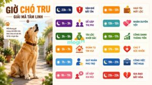 Từ điển giải mã điềm báo chó tru theo 12 khung giờ